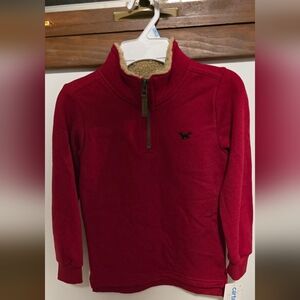 NWT-Boys quarter zip sweater